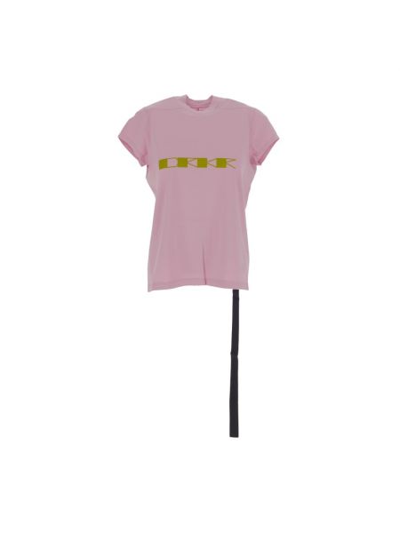 T-shirt Rick Owens, różowy