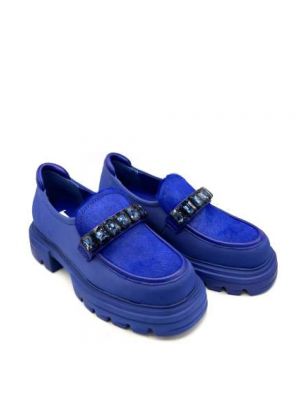 Loafers Jeannot niebieskie