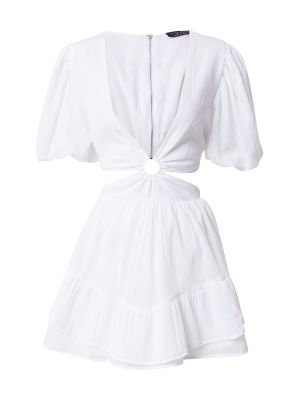 Košeľové šaty In The Style biela