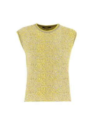 Bluza elegancka Fabiana Filippi żółta
