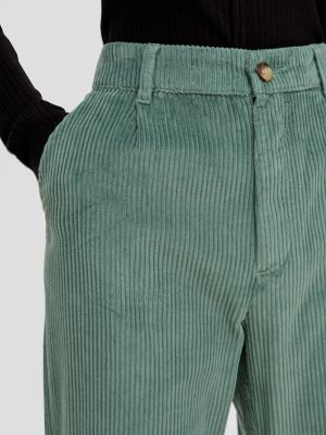 Pantaloni plissettati Qs By S.oliver verde