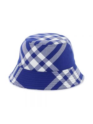 Karierter mütze Burberry blau