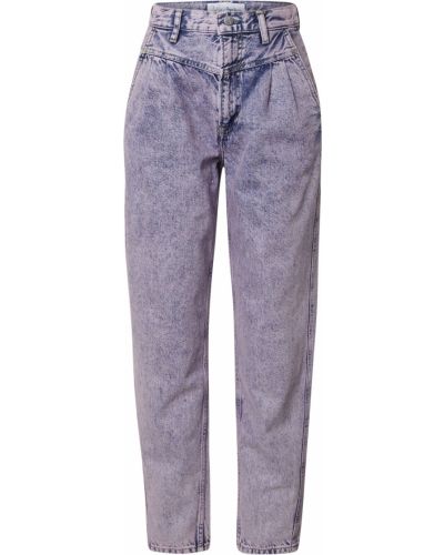 Plisované džínsy Pepe Jeans modrá