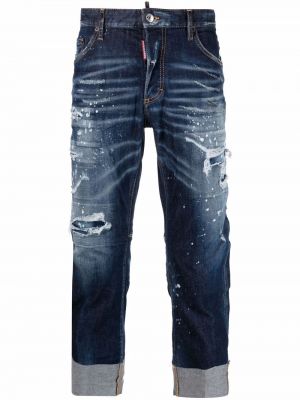 Nødlidende skinny jeans Dsquared2 blå