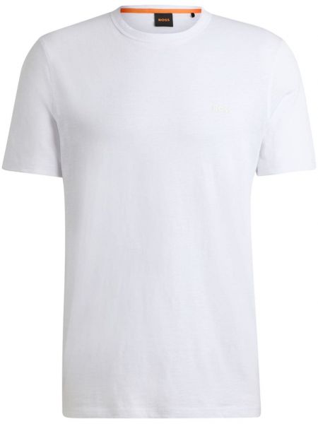T-shirt en coton Boss blanc