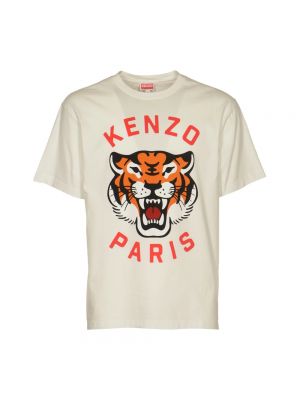 Koszulka oversize w tygrysie prążki Kenzo