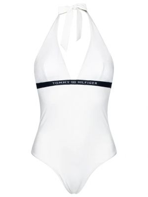 Jednodílné plavky Tommy Hilfiger bílé