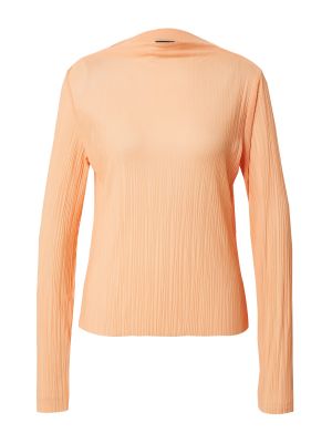 Marškinėliai ilgomis rankovėmis Gina Tricot oranžinė
