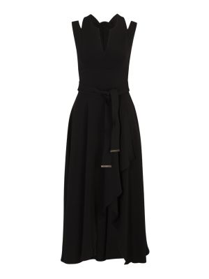 Košeľové šaty Karen Millen Petite čierna