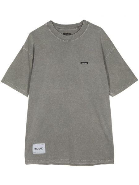 T-shirt en coton à imprimé Izzue gris