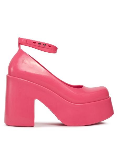 Ниски обувки с ток Melissa розово