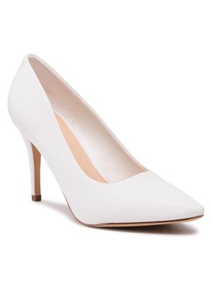 Полуотворени обувки с ток Jenny Fairy бяло