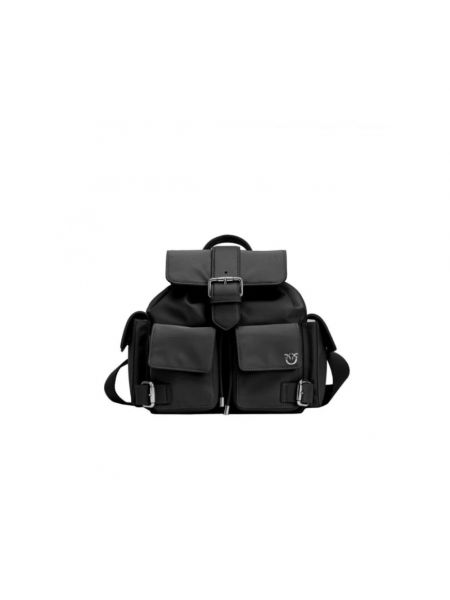 Nylon rucksack mit stickerei mit taschen Pinko schwarz