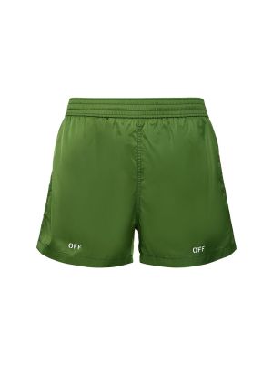 Pantaloncini Off-white verde