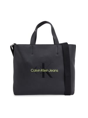 Slim fit nákupná taška Calvin Klein Jeans čierna