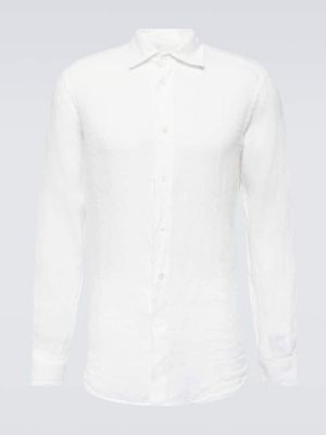 Λινό πουκάμισο Barena Venezia λευκό