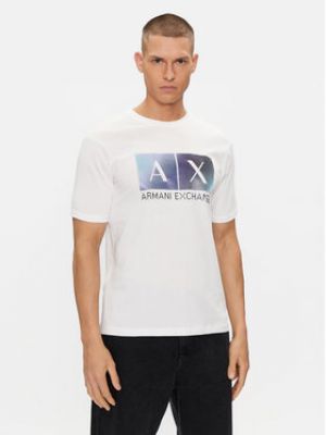 Tričko Armani Exchange bílé