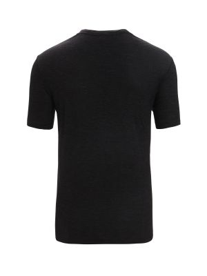 Sportiniai marškinėliai Icebreaker juoda