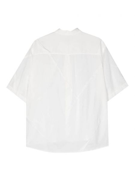 Transparente hemd mit taschen Undercover weiß