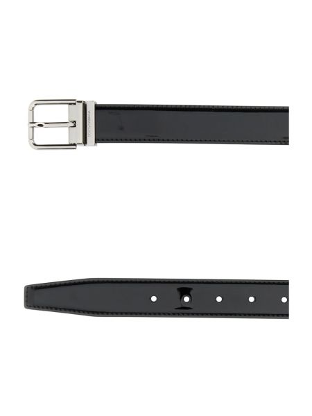 Cinturón de charol Dolce & Gabbana negro
