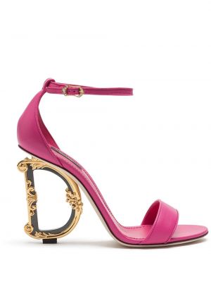 Sandály Dolce & Gabbana růžové