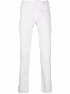 Bombažne hlače chino Polo Ralph Lauren bela