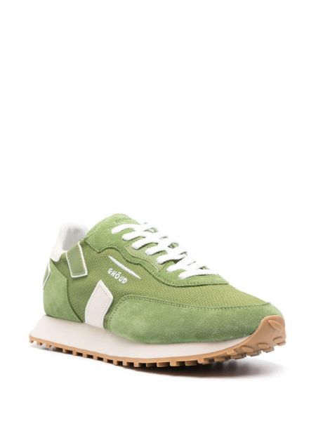 Sneakersy zamszowe Ghoud zielone