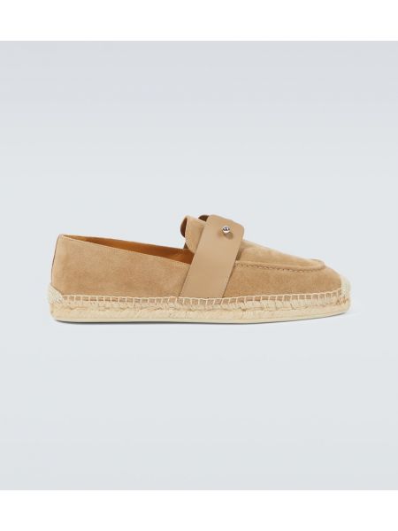 Semsket skinn espadrillos Christian Louboutin