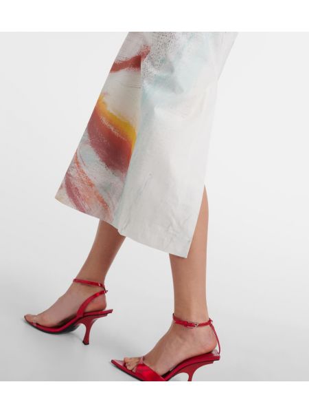 Pamučna midi suknja s printom Jacques Wei
