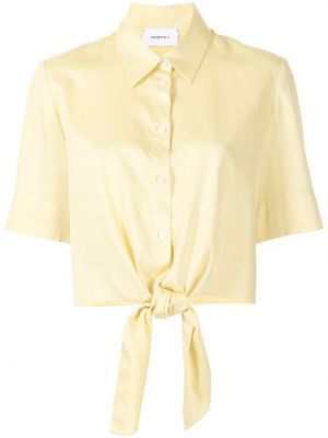 Camisa con estampado Ports V amarillo