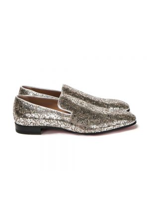Loafers Christian Louboutin szare