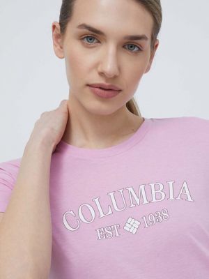 Тениска Columbia розово
