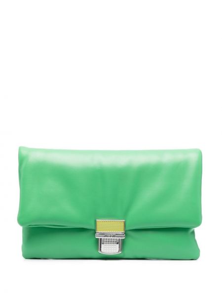 Кожени чанта тип „портмоне“ Msgm зелено