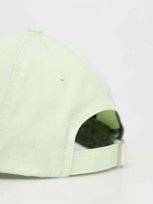 Șapcă din bumbac The North Face verde