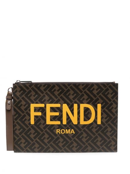 Чанта тип „портмоне“ с принт Fendi