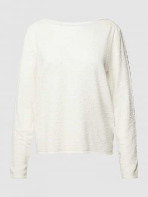 Dzianinowy sweter Zero biały