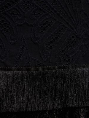 Čipkované mini šaty Patbo čierna