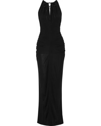 Černé maxi šaty Helmut Lang