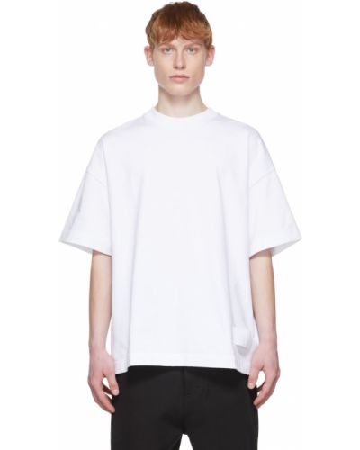 T-shirt bawełniana Ami Alexandre Mattiussi, biały