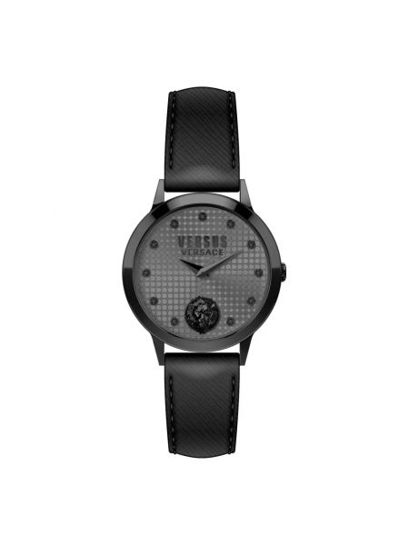 Zegarek z kryształkami Versus Versace czarny