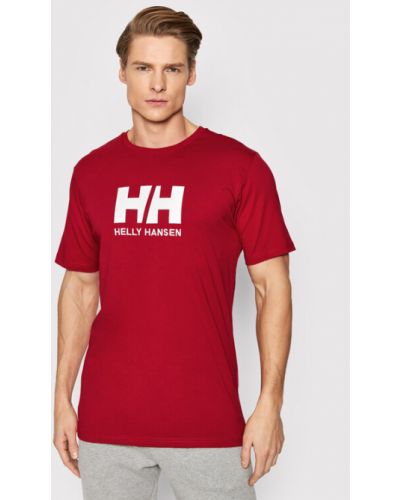 Helly Hansen Póló Logo 33979 Piros Regular Fit