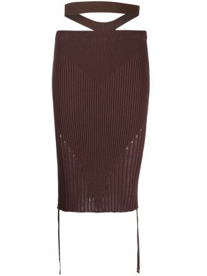 Pieštuko formos sijonas Andreadamo ruda