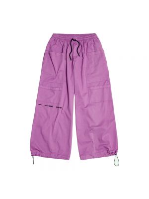 Szerokie spodnie An Other Date fioletowe