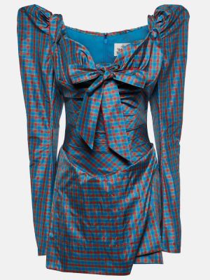 Kockované šaty s mašľou Vivienne Westwood