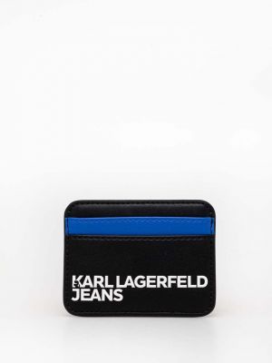 Pénztárca Karl Lagerfeld Jeans fekete