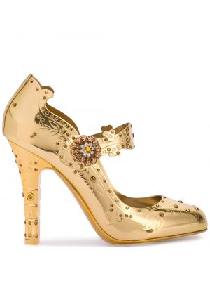 Lodičky Dolce & Gabbana zlaté