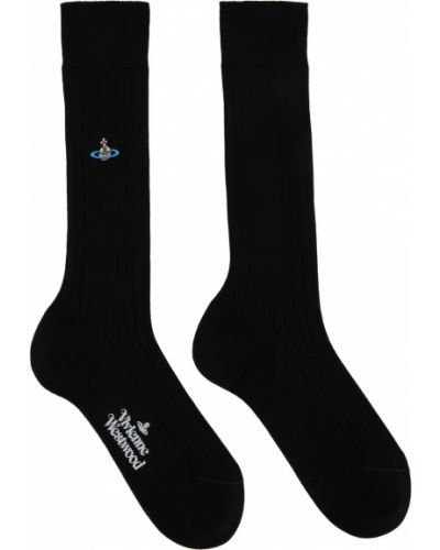 Бавовняні шкарпетки Vivienne Westwood, чорні
