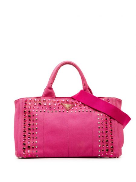 Чанта Prada Pre-owned розово