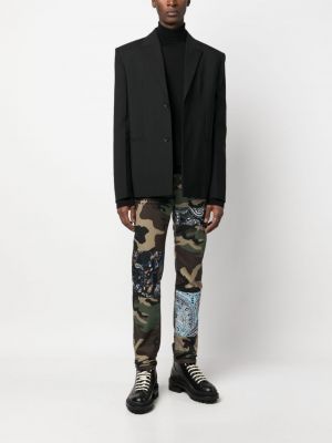Straight jeans mit print mit camouflage-print Philipp Plein