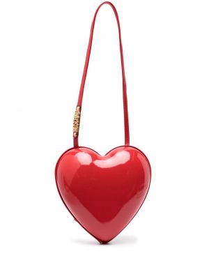 Τσάντα ώμου με μοτίβο καρδιά Moschino